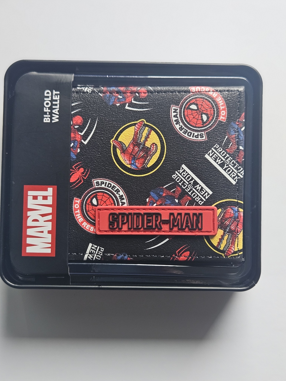 Marvel Spider-Man Black & Red Bi-Fold Wallet